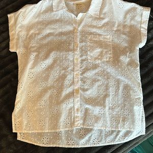 Style & Co Eyelet Blouse